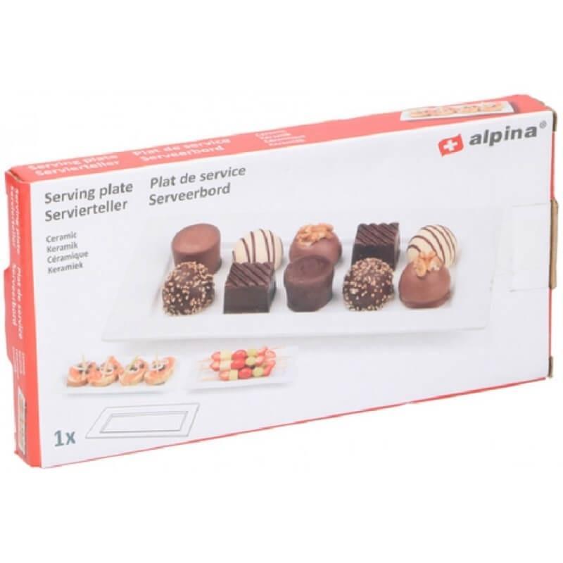 Alpina Serveringstallerken 24,5x12,5 cm - Elegant valg!