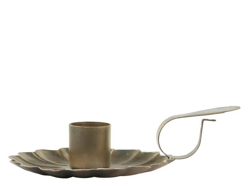 Antik Messing Kammerstage med Riller fra Chic Antique