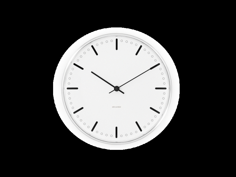 Arne Jacobsen City Hall Vægur 16 cm - Designklassiker