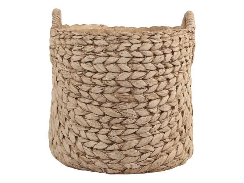 Corte Cement Urtepotteskjuler med Flet Mønster H 24,5 cm