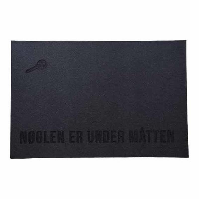 Dørmåtte 40x60 cm - Nøglen Er Under Måtten!