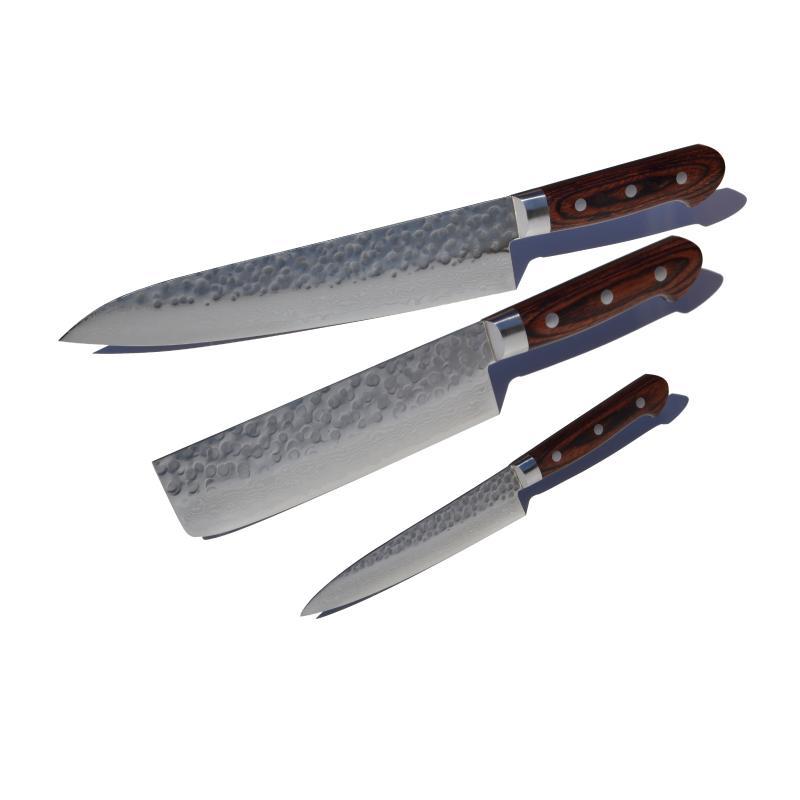 Elite Kokkekniv Sæt 3 Dele - Gaveæsker Inkluderet