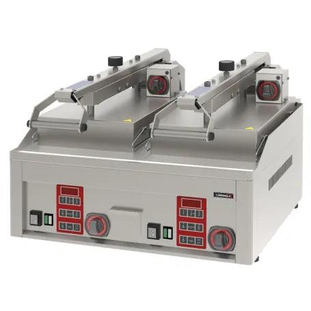 Dobbelt Halvautomatisk Elektrisk Musling Grill fra Casselin