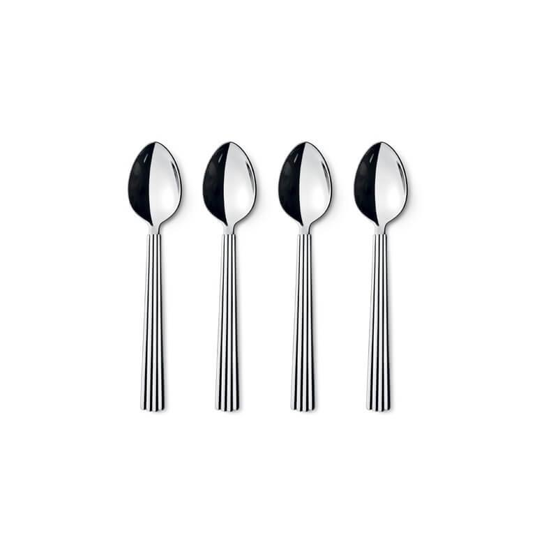 Georg Jensen Bernadotte Blankt Dessertske 4 Stk