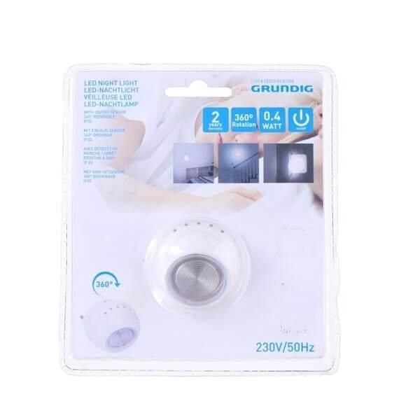 Grundig LED Natlampe - Skab Hygge om Natten