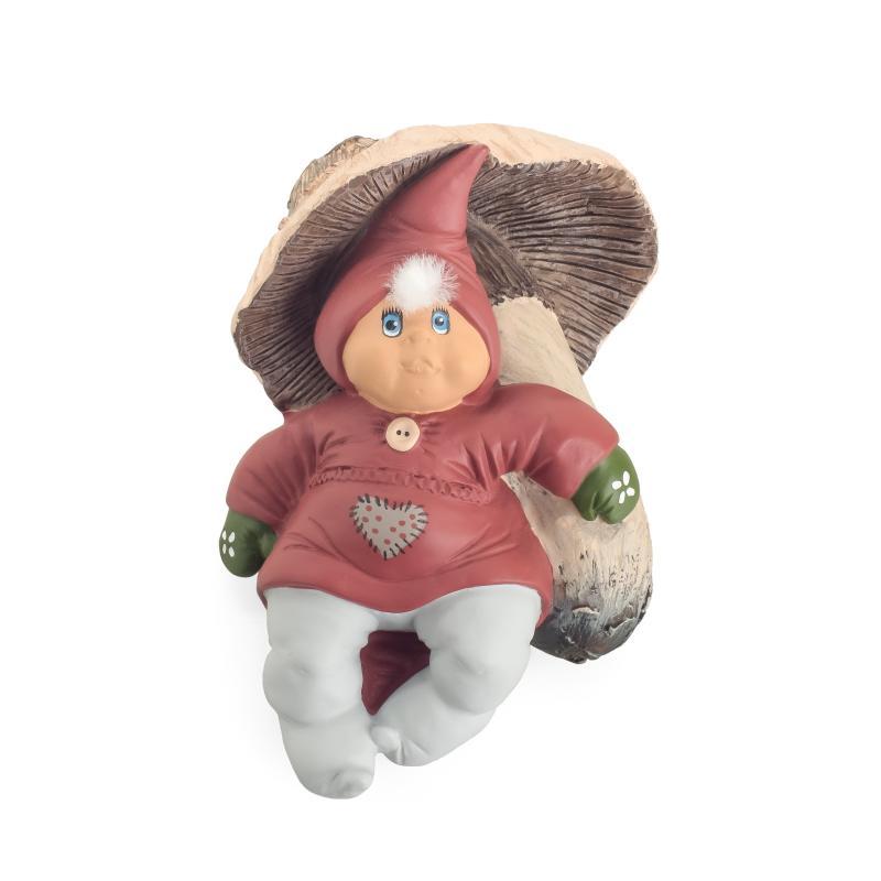 Klarborg Nisse Silke - Charmerende keramiknisse fra Etly Klarborg