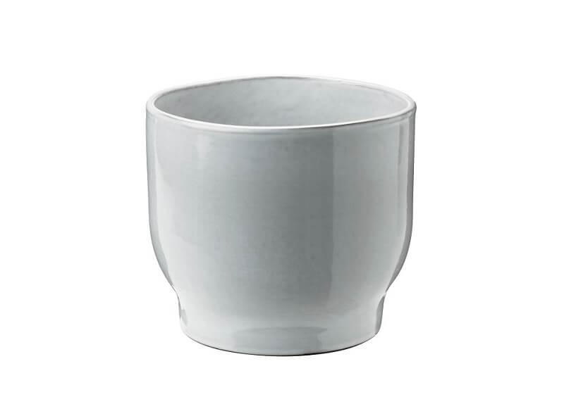 Knabstrup Urtepotteskjuler 16,5 cm - Hvid Keramik