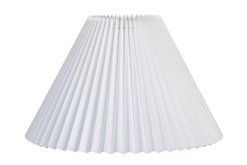 Hvid PVC Lampeskærm 12 cm - Elegant Belysningstilbehør