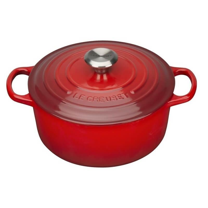 Le Creuset Støbejernsgryde 26 Cm i Cerise Rød