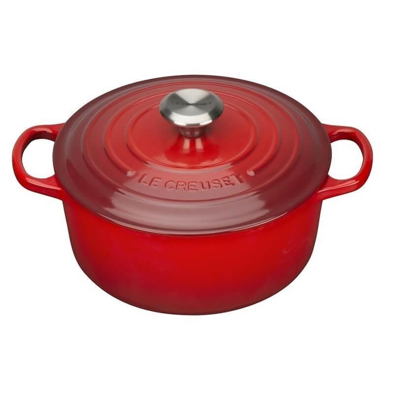 Le Creuset Støbejernsgryde 24 Cm i Cerise Farve