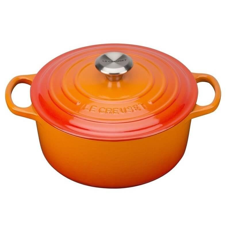 Le Creuset Støbejernsgryde 24 Cm - Volcanic Tilbud!
