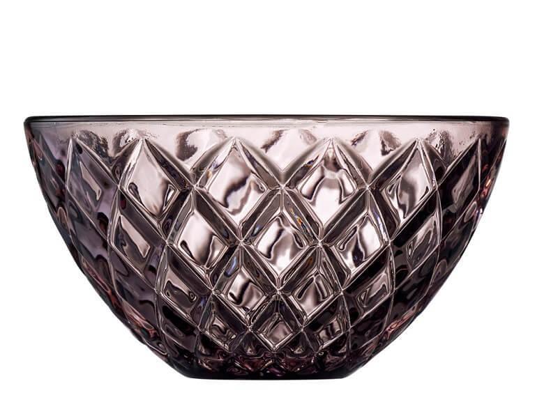 Lyngby Sorrento Skåle 12 cm - 4 stk. Pink Glas