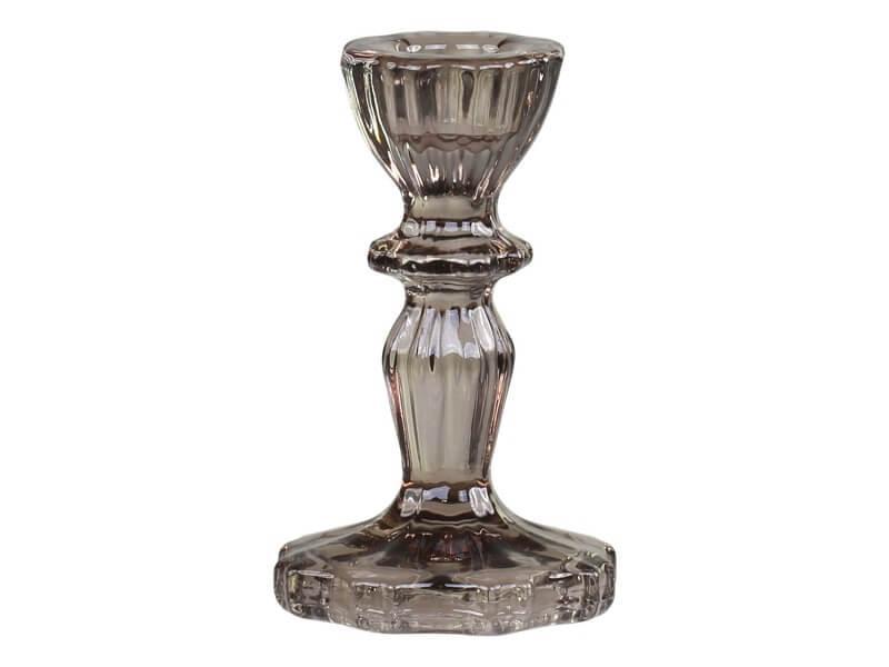 Lysestage M med Blondekant i Mocca - Skab Hygge i Hjemmet