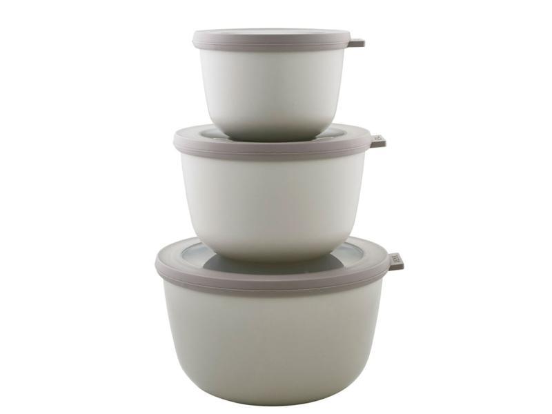 Mepal Cirqula Høj Skålesæt - 3 Stk Nordic White