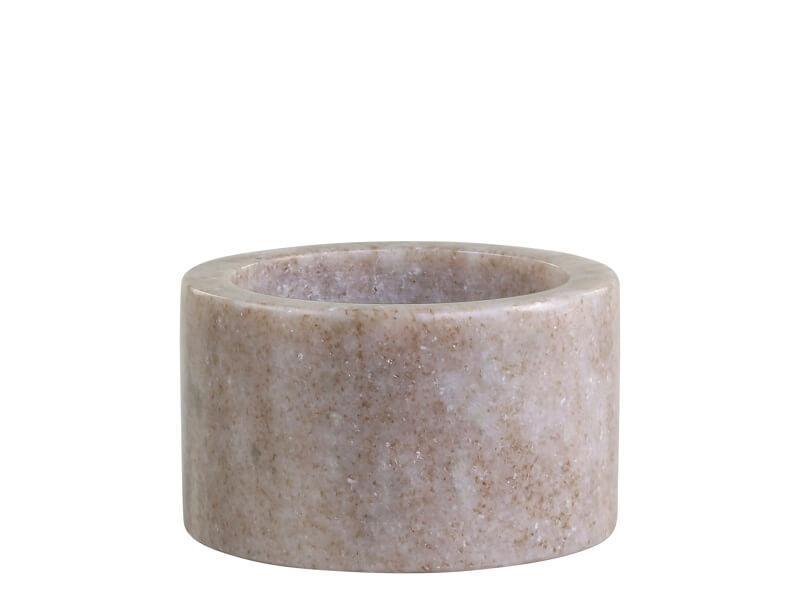 Morlaix Marmorholder Ø 7 Cm - Unik Lysestage til Dit Hjem