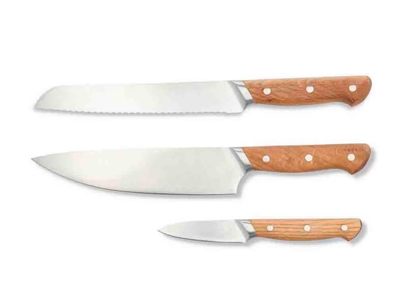 Morsø Foresta Knivsæt i Rustfrit Stål - 3 Dele