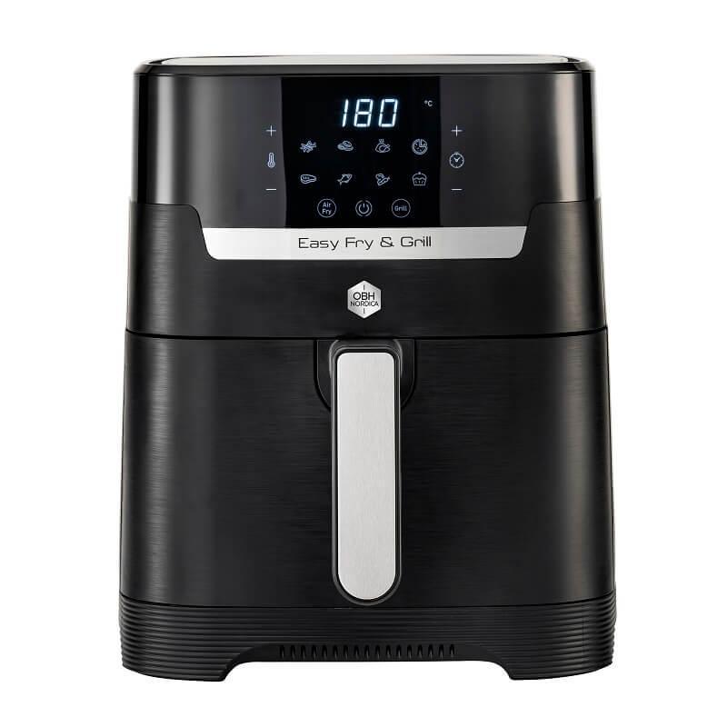 OBH Nordica Airfryer Easy Fry 2-i-1 Sort Digital Tilbud