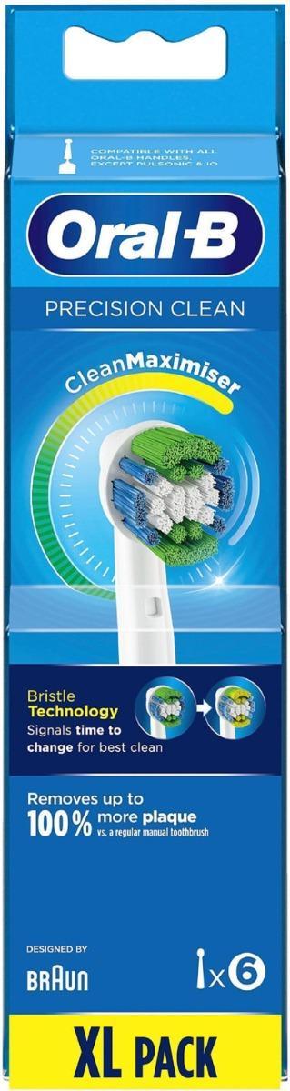 Oral-B Precision Clean Børster 6-Pack til El-tandbørste