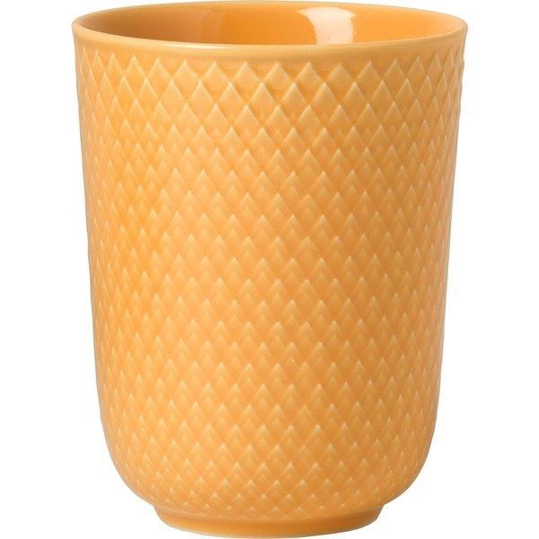 Rhombe Color Krus 33cl - Gul Porcelæn fra Lyngby