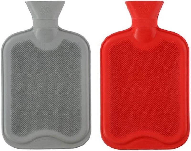 Rubber Hot Water Bottle Rød 2l