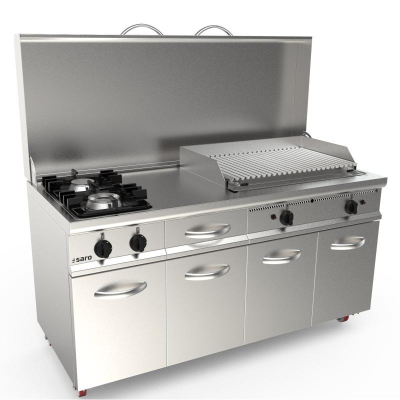 Saro Filchef Mobil Køkkenø med Brændere og Grill