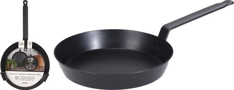 Stegepande Ø28 cm med jernhåndtag - Uundgåelig køkkenhjælp!