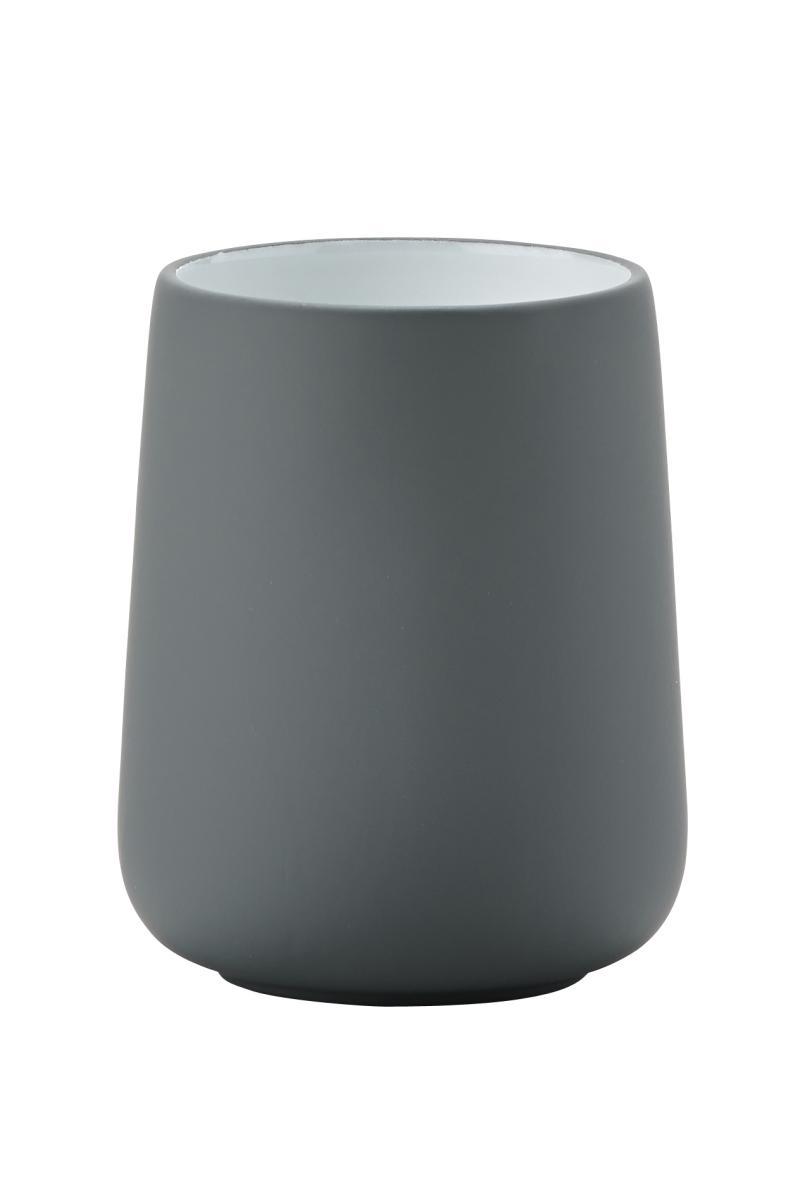 Zone Nova Tandbørstekrus i Grå - Elegant Badeværelsesdesign