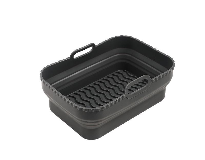 Foldbar Silikone Bradepande til Airfryer - Knasende Mad