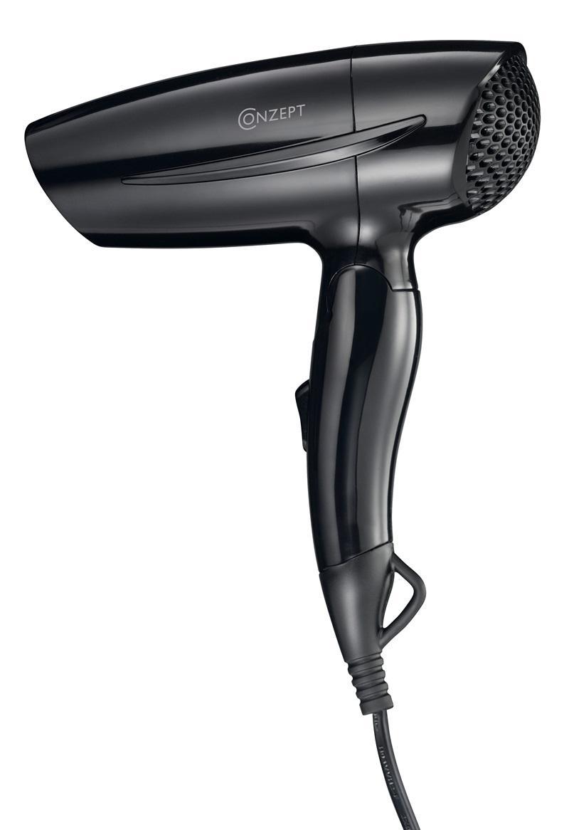 Conzept Rejsehårtørrer Foldbar 1100 W