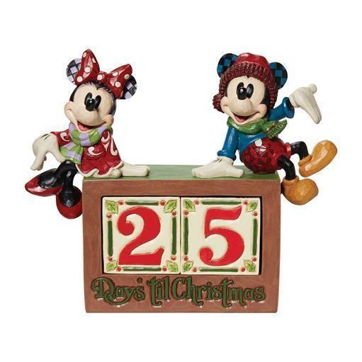 Disney Mickey   Minnie Mouse Nedtælling H18 Cm Figur