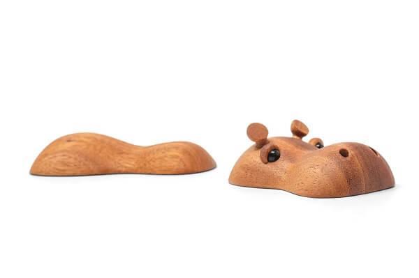 Fablewood Rosa Flodhest Figur til Dit Hjem