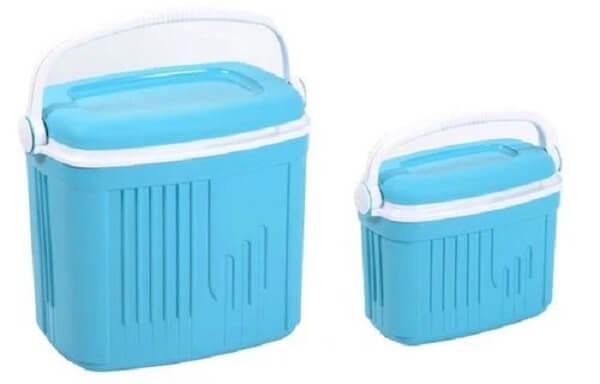 Køleboks Sæt Eda Turkis Hvid 8 32 L