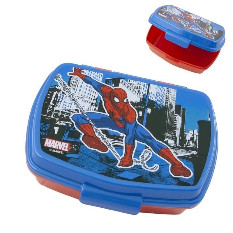 Spiderman Madkasse i Rød og Blå - Perfekt til Børn!
