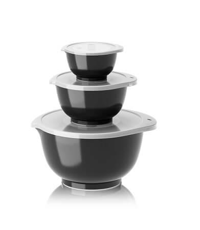 Rosti Margrethe Røreskålesæt 6 Dele - Sort Elegance