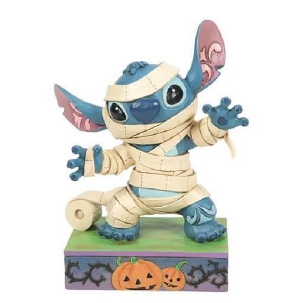 Stitch Figur Klædt Ud Som Mummie - Perfekt til Halloween!