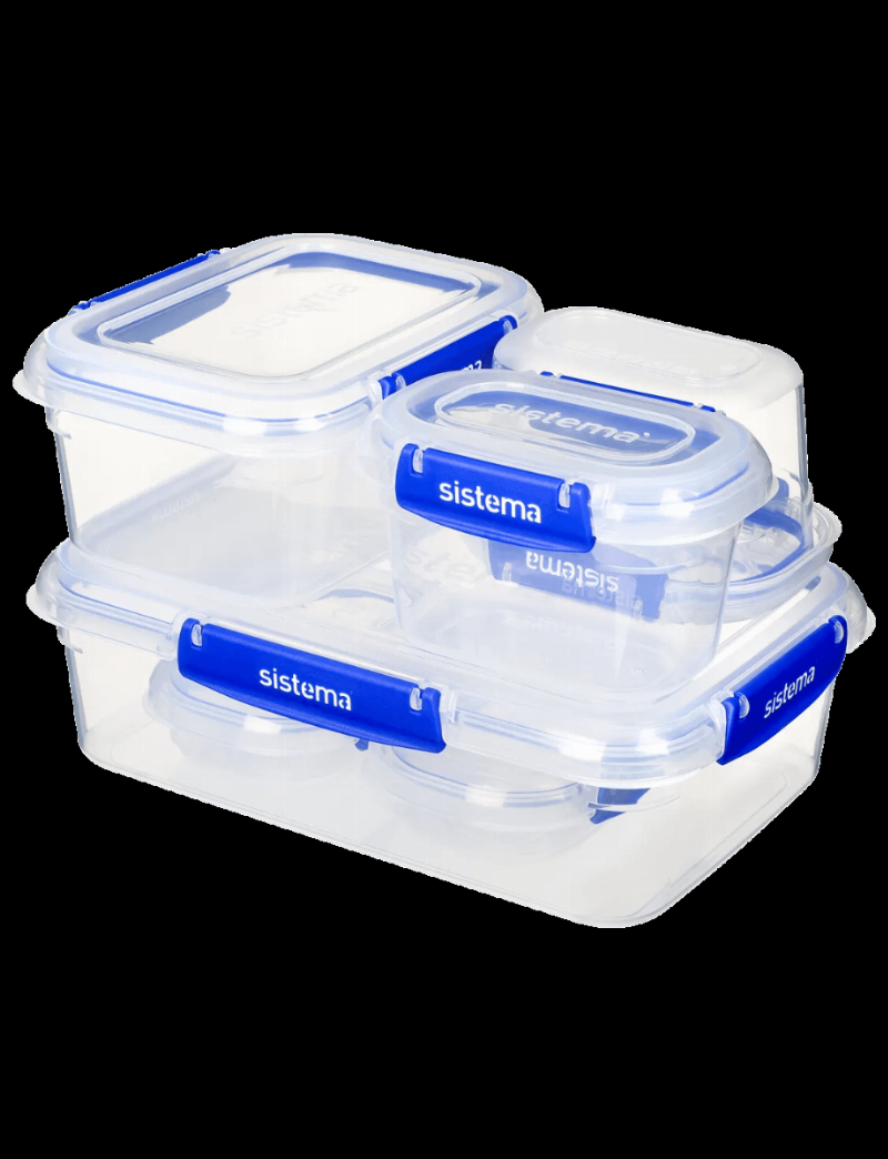 Sistema Opbevaringsbokse Klip It Plus 6 Pack