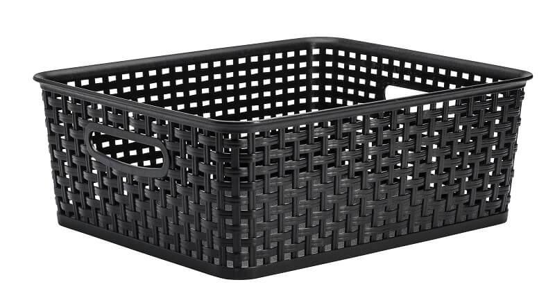 Fletkurv Plast 10l Sort