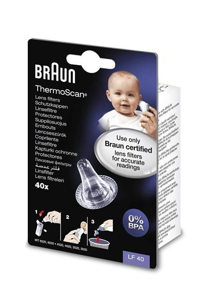 Braun Linsefilter Til øretermometer 40 Stk