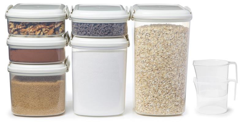 Sistema Bake It Opbevaringsbokse Og Målebægre 9 Stk