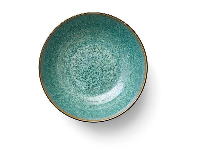 Bitz Salatskål Dia  24 Cm Sort Grøn