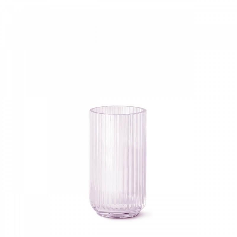 Lyngby Vase 20 Cm Pink Glas