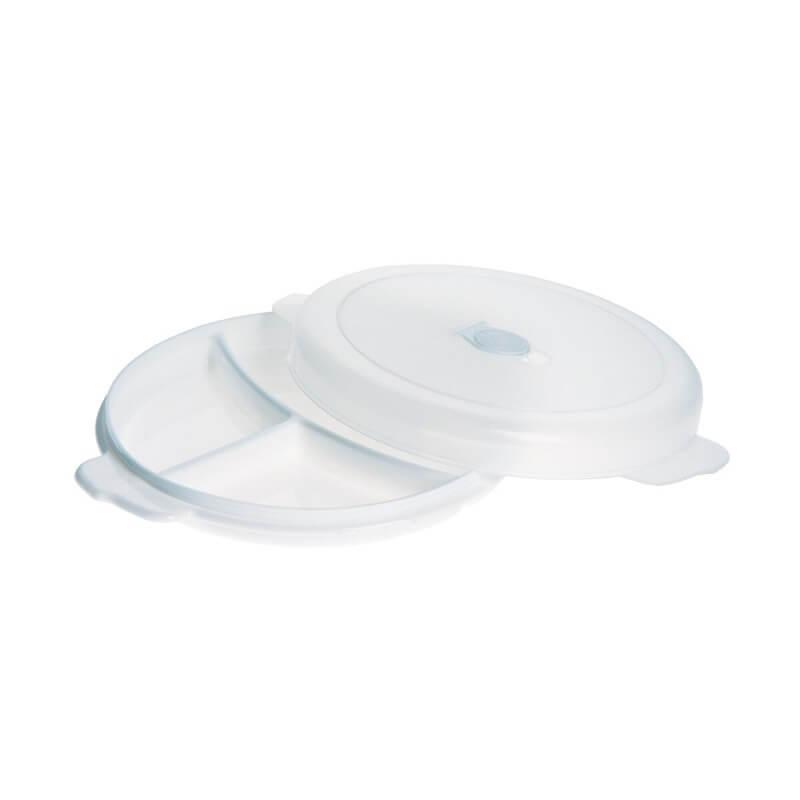 Microtallerken Med Låg Hvid 27 Cm