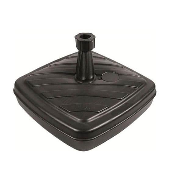 Schou Parasolfod Firkantet Grå Plast