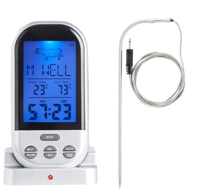 Schou Trådløs Stegetermometer   Digitalt