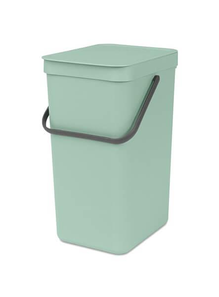 Brabantia Affaldsspand M Låg 16 Liter Jade Grøn