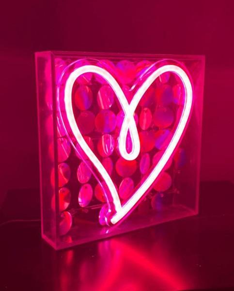 Condor Neonskilt Til Usb   Heart