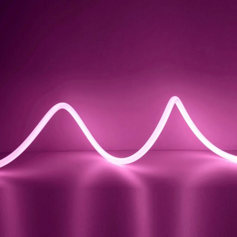 Flex Neon Lysslange 3 Meter Pink