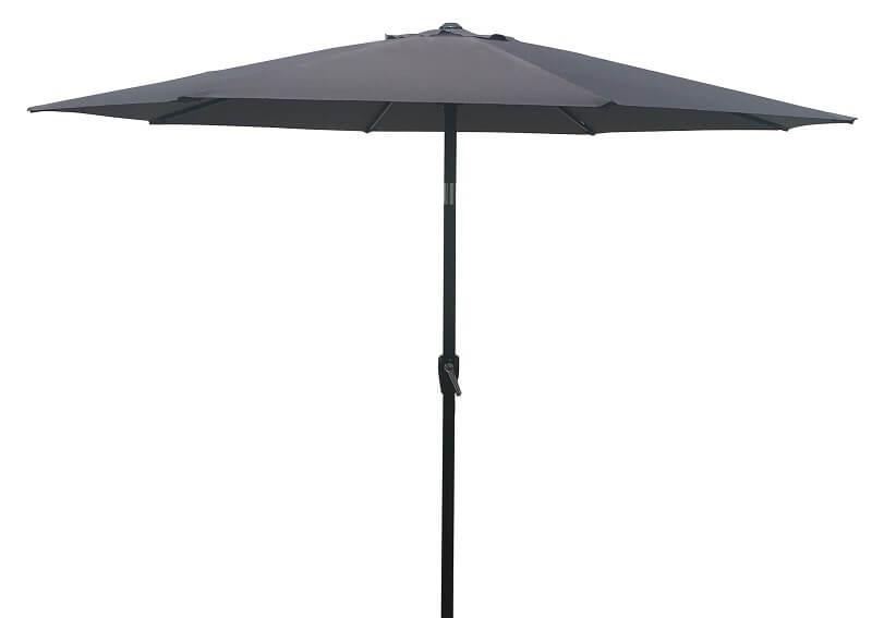Madrid Parasol ø2 M Alu Grå Med Tilt