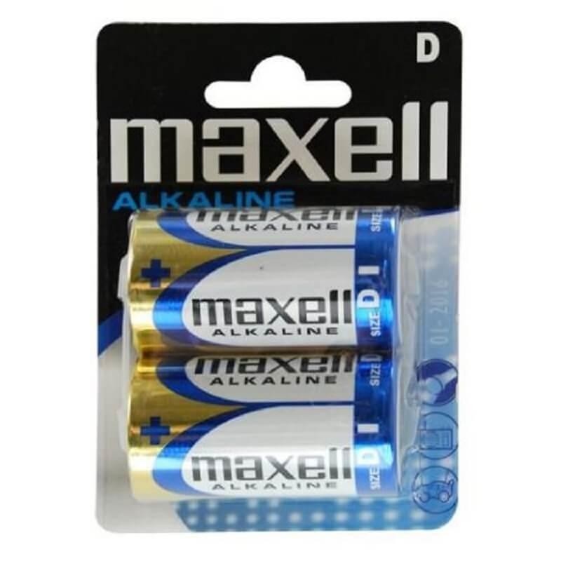 Maxell 2 Stk D Batterier