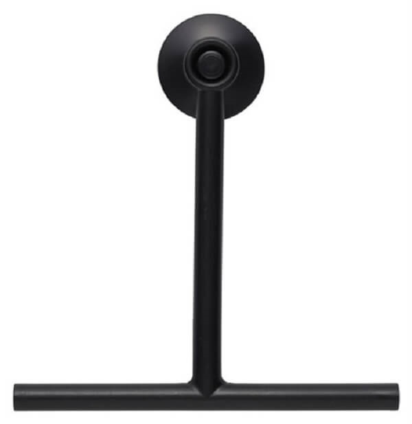 Sort Badeværelsesskraber med Sugekop - Effektiv Rengøring